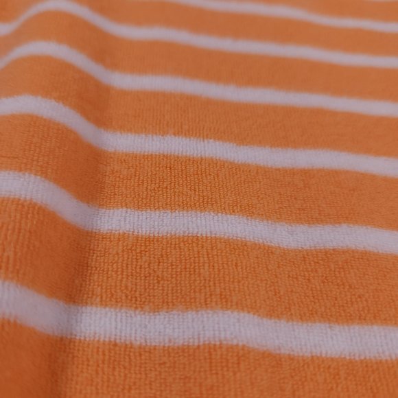 Hanna Andersson Hoodie Coverup Girls Size 160 US 14-16 Terry Striped Swim - Picture 3 of 12